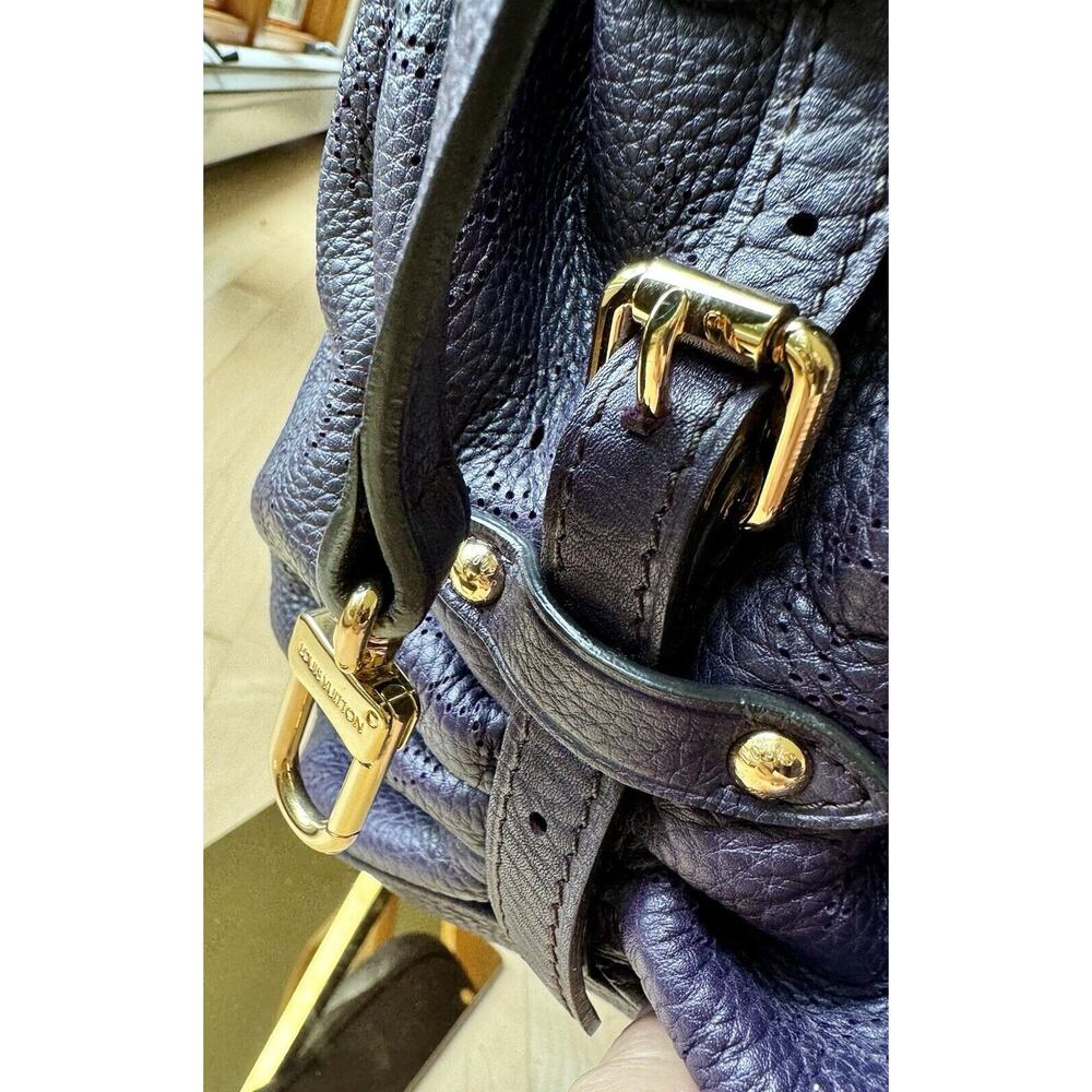 Louis Vuitton Mahina L Leather Monogram Hobo Handbag Shoulder Bag Purse - Picture 4 of 15